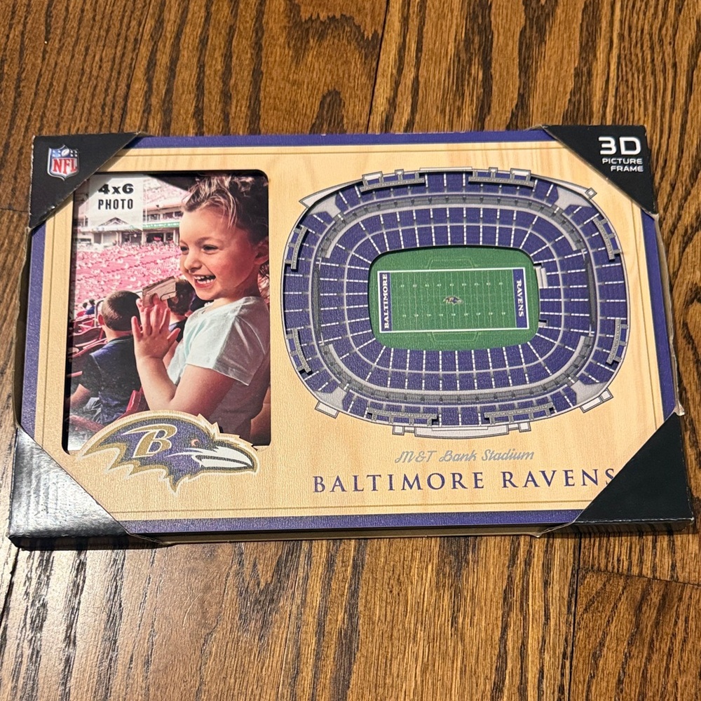NFL Baltimore Ravens Stadium Picture Frame - Purple and Black